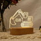 Personalized Tractor Night Light, Nursery Decor, Kids Gift, Children's Night Light, Digger Light, Tractor Light, Birthday Gifts for Boy